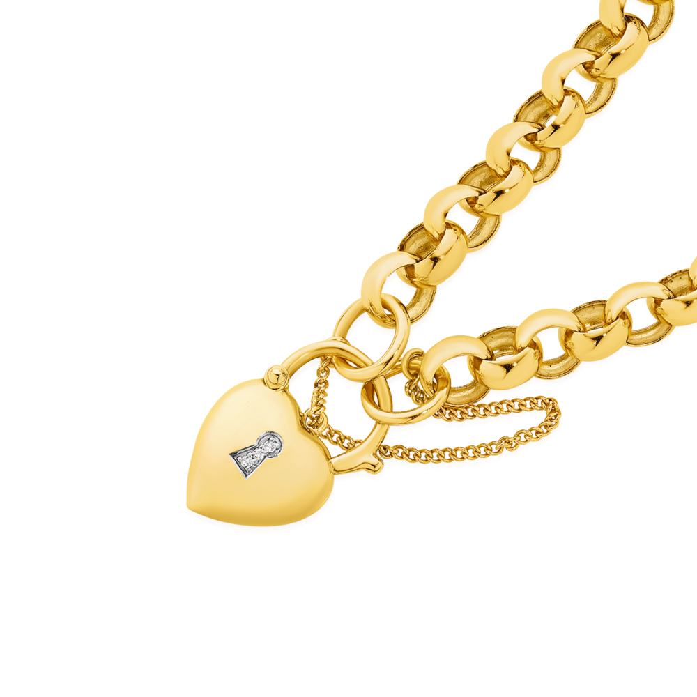 Foundrae Jewelry Medium Belcher Chain with Mini Coin Resilience Bracelet