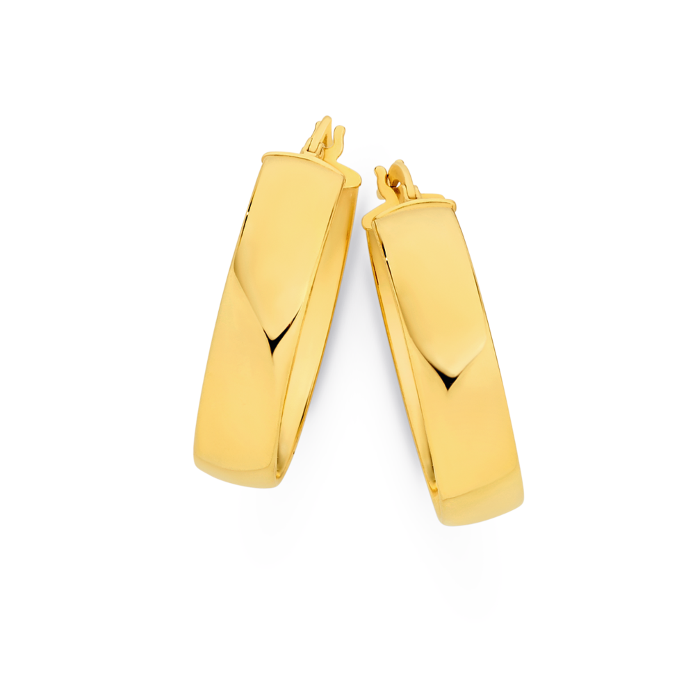 22K Gold Knife Edge Stud Earrings – Harwell Godfrey