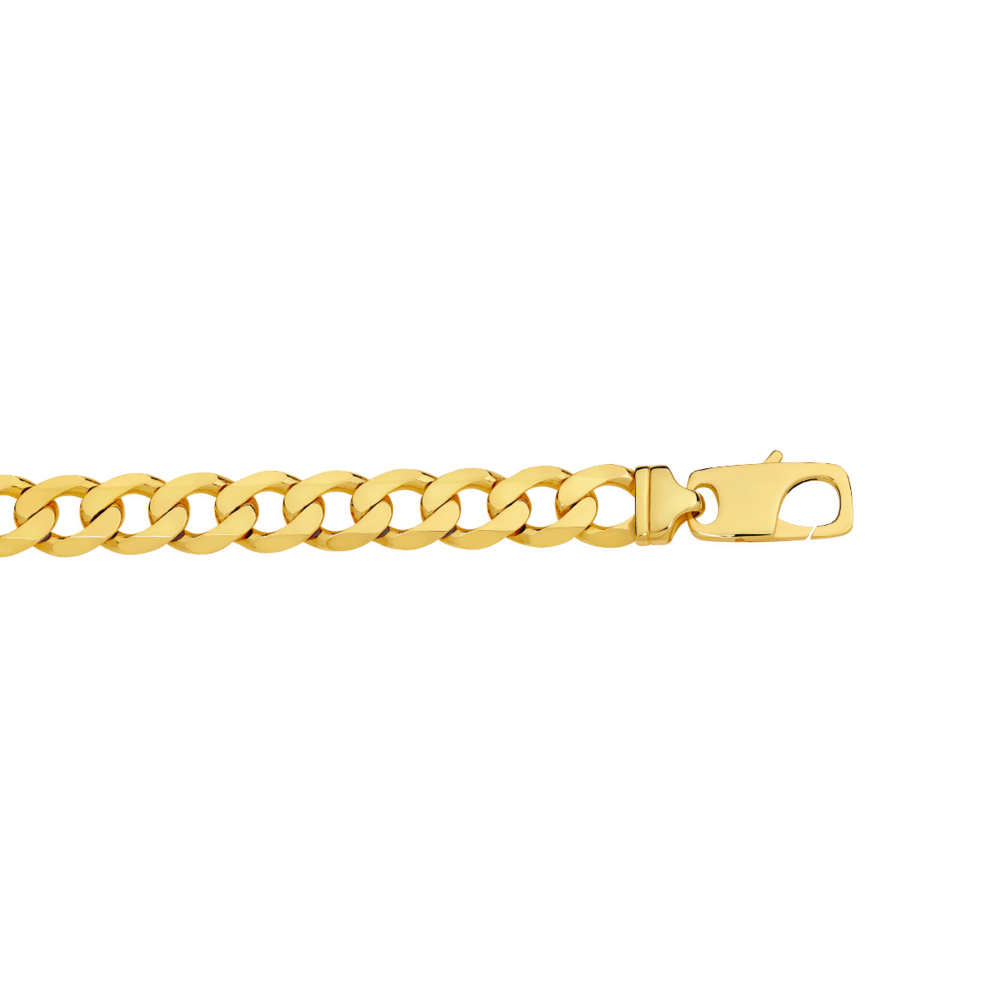 Goldsmiths 9ct Yellow Gold Twist Curb Bracelet 1.23.0471 | Goldsmiths