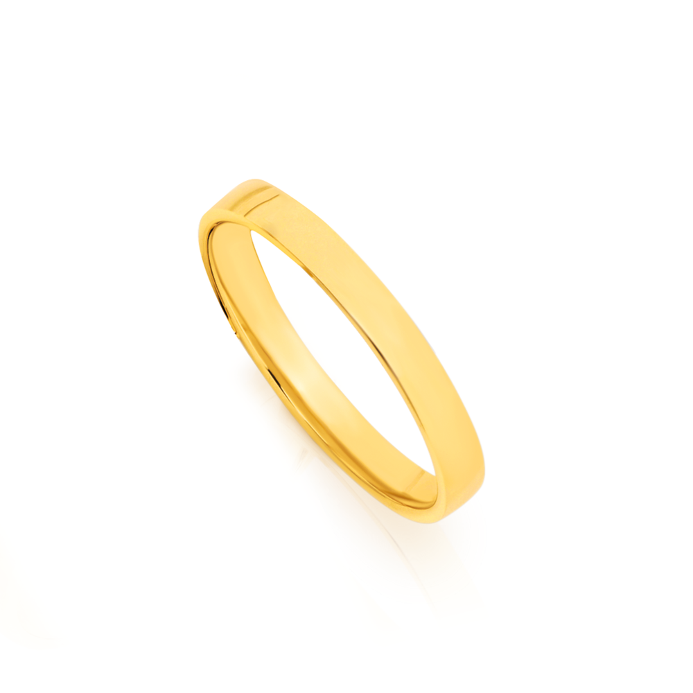 Thick Plain Round Shape Gold Band Ring In 14k Solid Yellow Gold Gift Jewelry  US8 | eBay