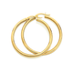 9ct Gold 2.5x30mm Hoop Earrings