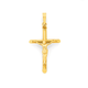 9ct Gold 26mm Crucifix Cross Pendant