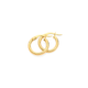 9ct Gold 2x10mm Hoop Earrings