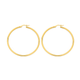 9ct Gold 2x40mm Polished Hoop Earrings