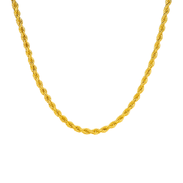 9ct Gold 45cm Hollow Rope Chain Angus Coote - Main Image