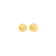 9ct Gold 4mm Diamond-Cut Ball Stud Earrings
