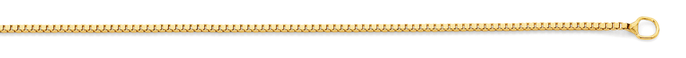 9ct Gold 50cm Solid Box Chain 