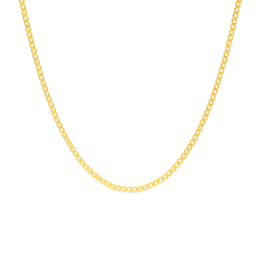 9ct Gold 50cm Solid Diamond-Cut Curb Chain $695 ($1390) + more up to 50% off Angus & Coote sale