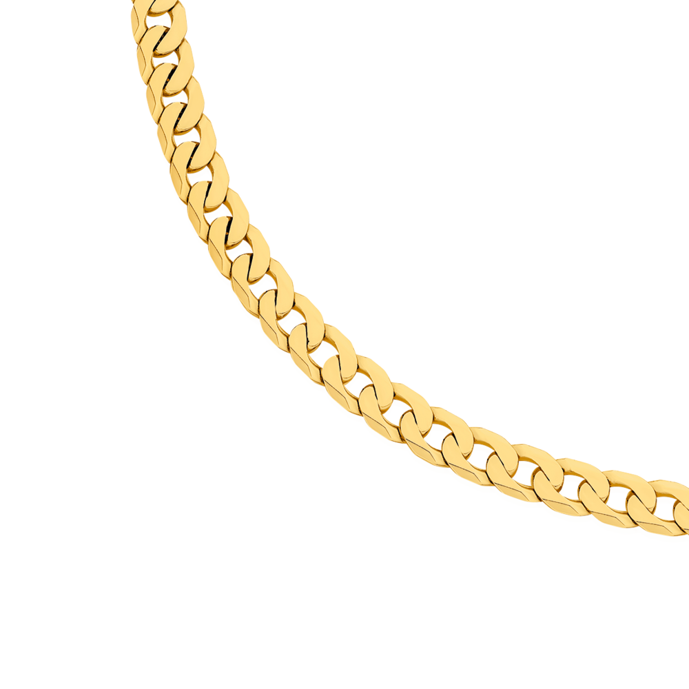 Edwardian 9ct Gold Curb Link Bracelet with 9ct Gold Padlock (830S) | The  Antique Jewellery Company