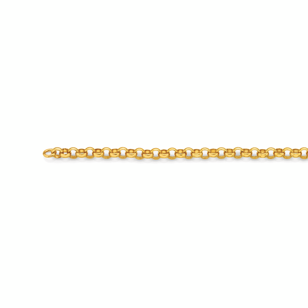 9ct Gold 50cm Solid Belcher Chain 