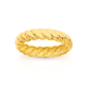 9ct Gold 5mm Twist Band Dress Ring