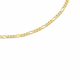 9ct Gold 60cm Figaro 3+1 Chain