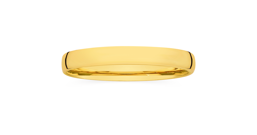 9ct Gold 6mm Barrel Wedding Band Angus & Coote