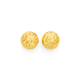 9ct Gold 6mm Diamond-Cut Ball Stud Earrings