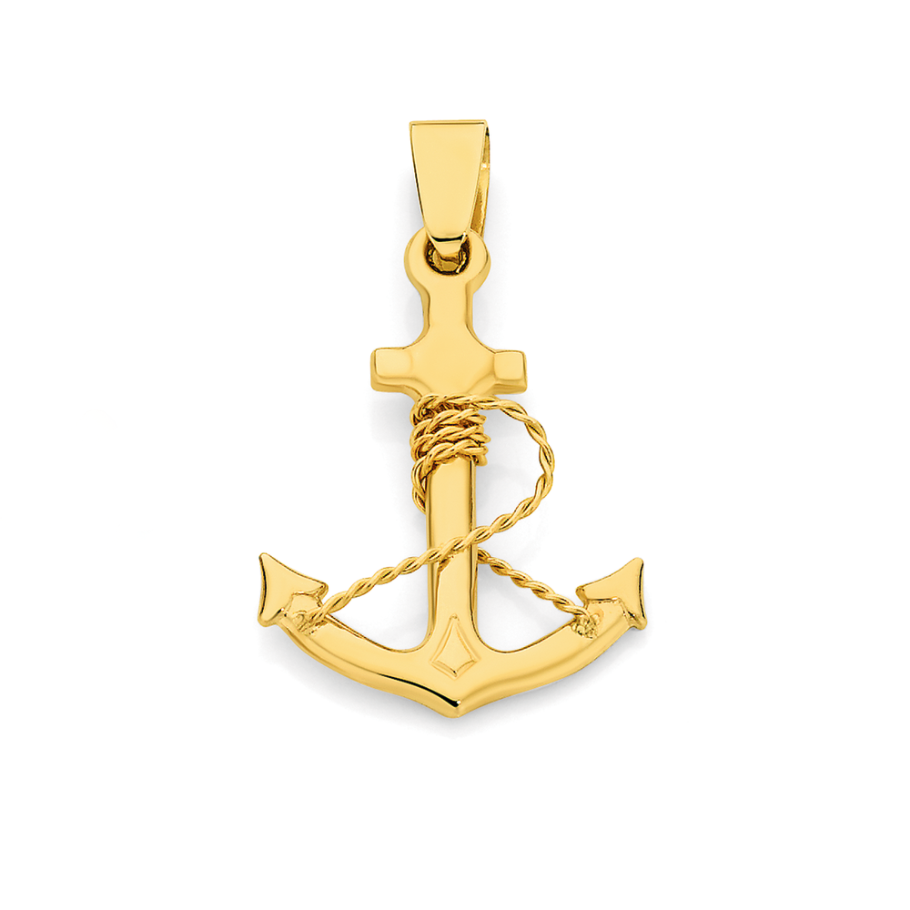 Buy Gold Anchor Necklaces Online at Best Prices | Marcozo