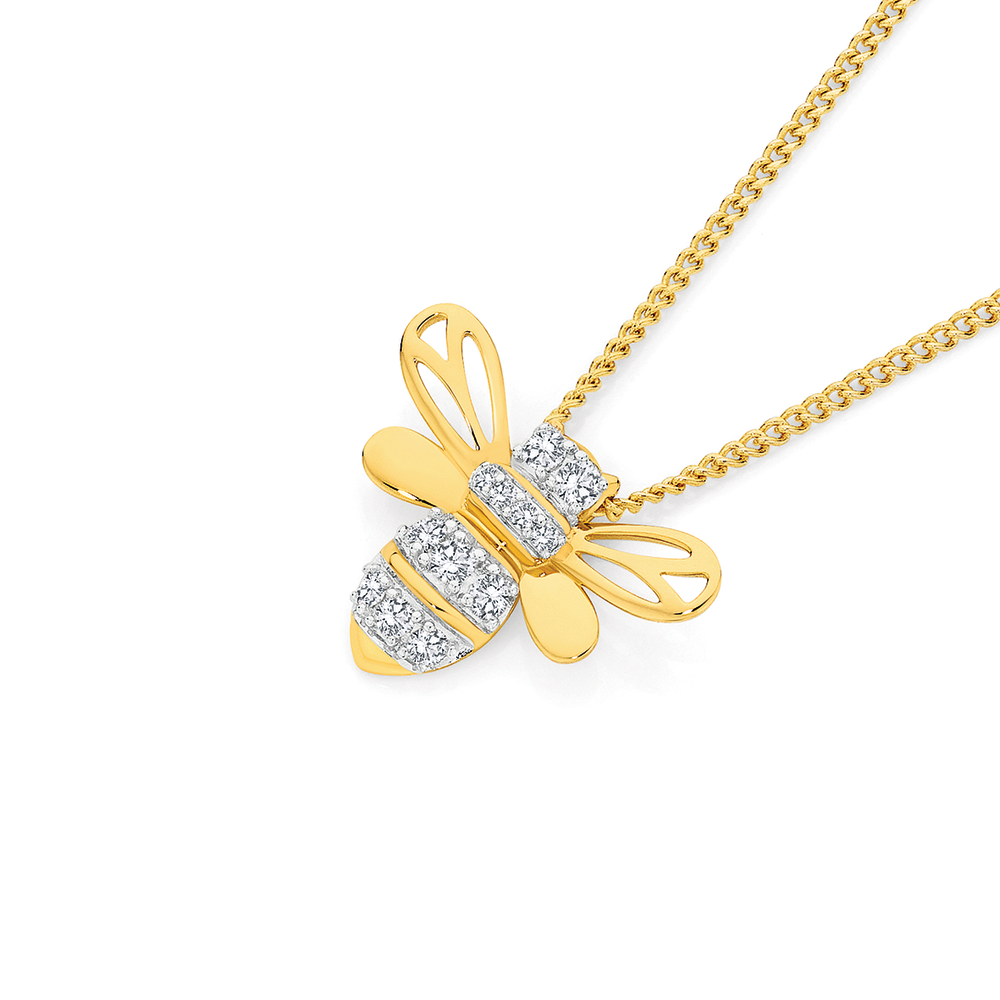 Golden Bee Necklace – French Meadows