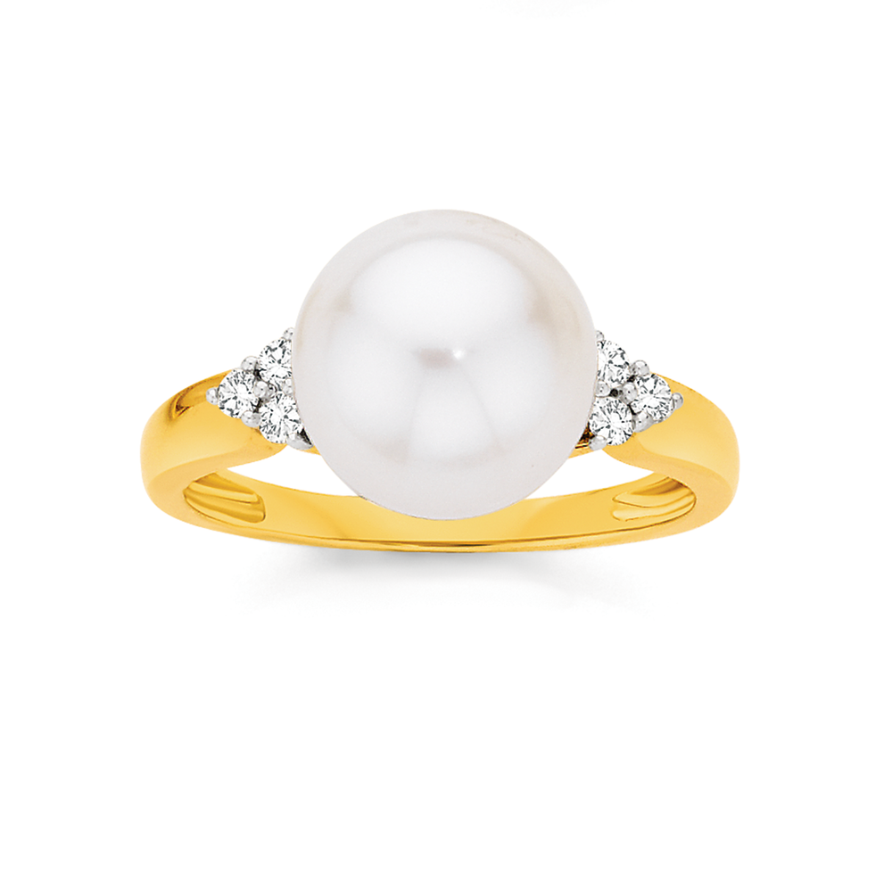 9ct Gold Cultured Freshwater Pearl 