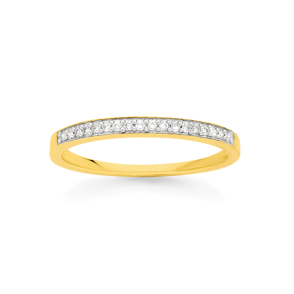 9ct Gold Diamond Multiple Leaves Dress Ring Rings Angus and Coote