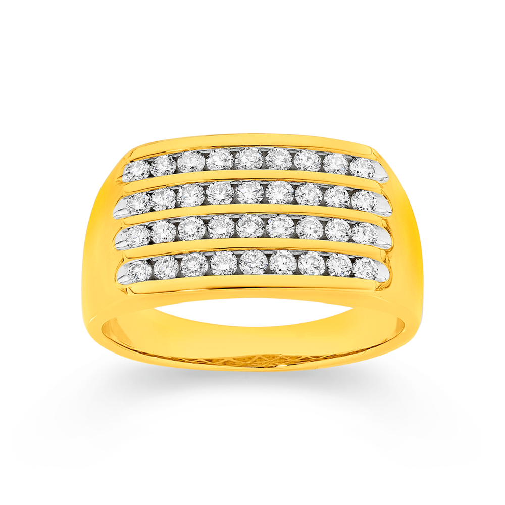 119448 : Emerald & Diamond Ring - Abrecht Bird Jewellers