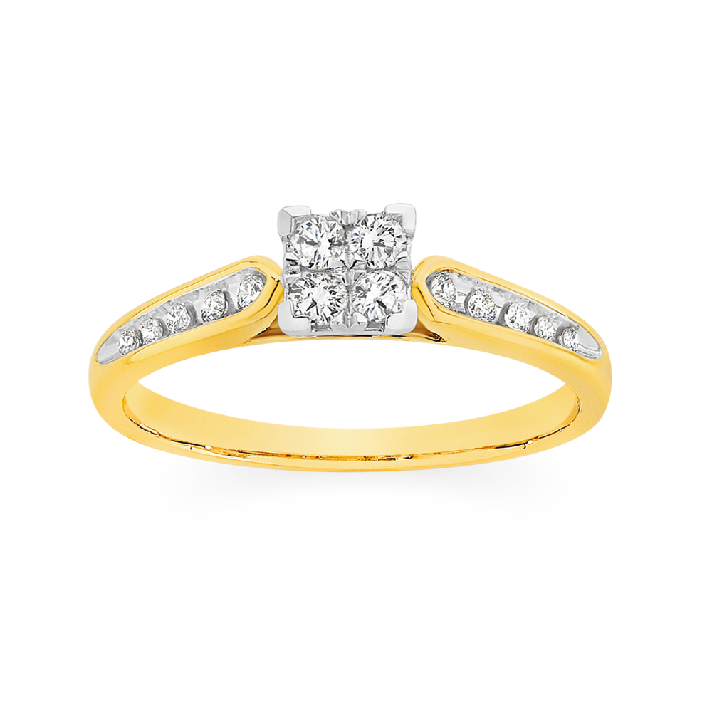 7ct Diamond Engagement Eternity Wedding Ring Set 14k White Gold