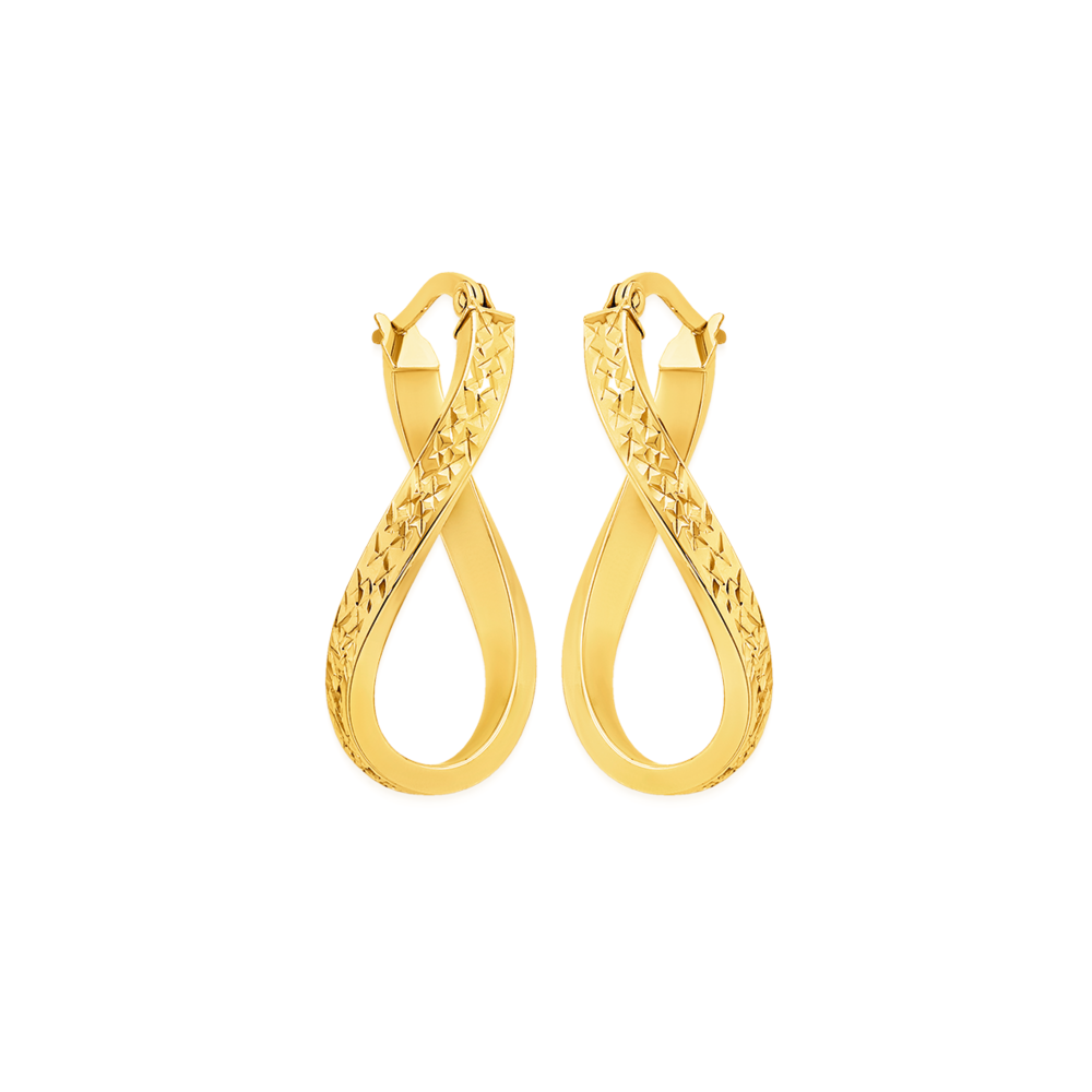 14K Gold Open Heart Stud Earrings – Baby Gold