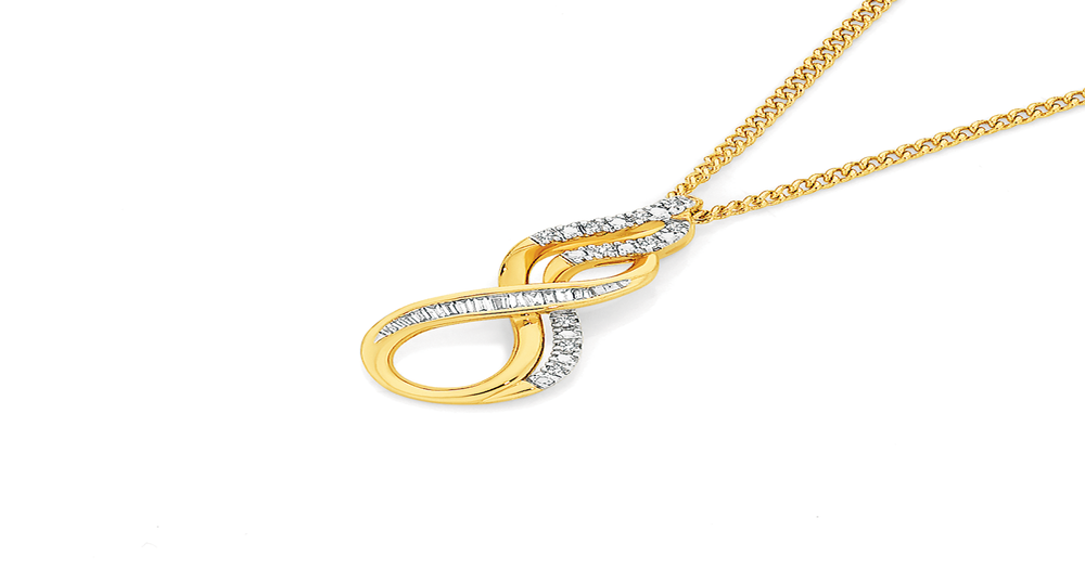 infinity necklace by alora
