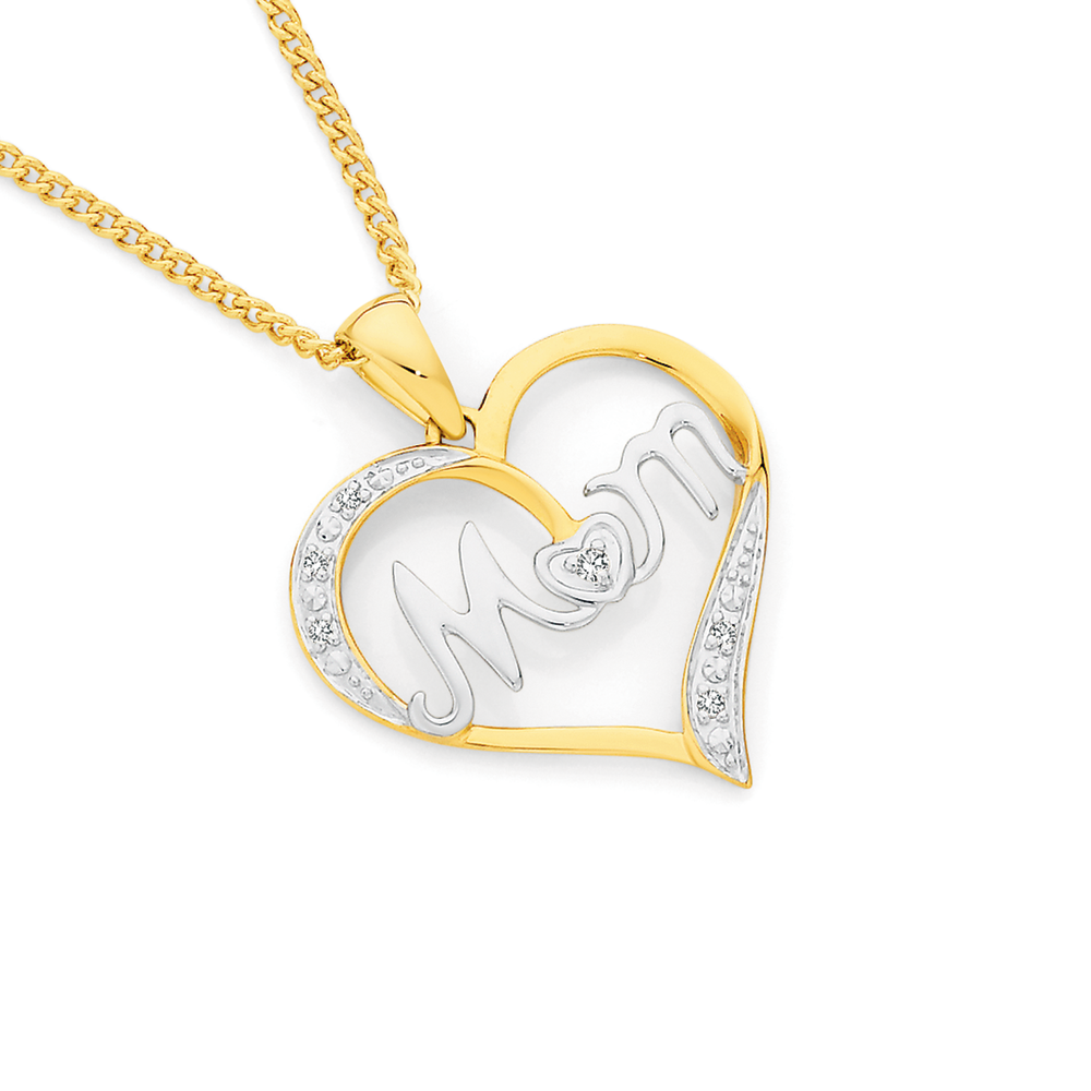 Necklaces For Women Love Heart Crystal Pendant Rose/white Gold Necklace  Jewellery Gifts For Mum Her Wife Girlfriend Anniversary Birthday Mothers  Day C | Fruugo NO