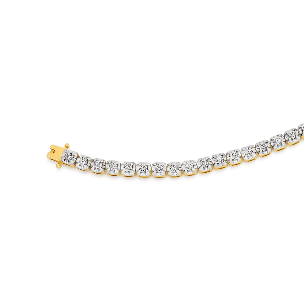 9ct Gold Bracelet Tennis Bracelet Angus And Coote Alora 14ct White