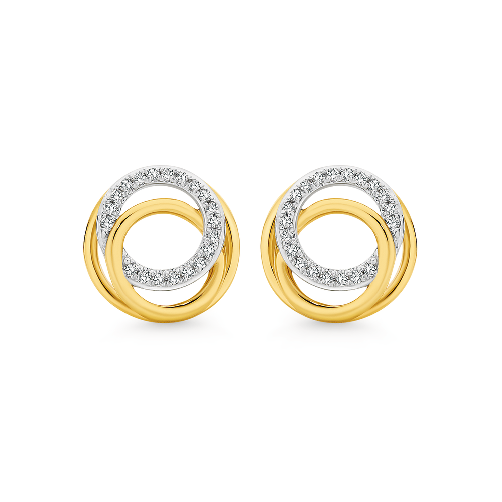 Little Hoop Earrings For Womens Ladies Girls 10K Yellow Gold Latch Bac –  primejewelry269