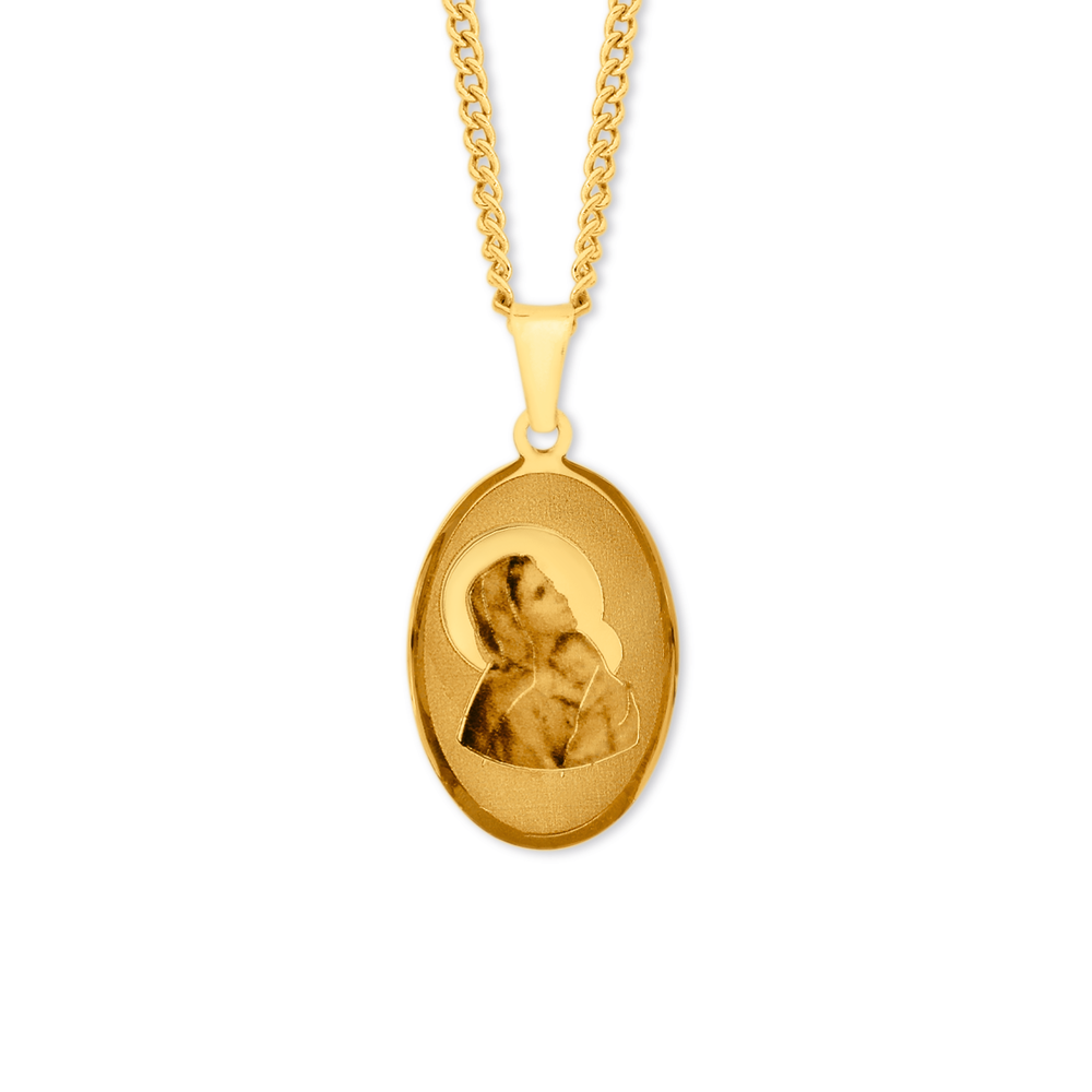 9 Carat Yellow Gold 0.02pts Diamond Heart / Mum Pendant | Ramsdens Jewellery