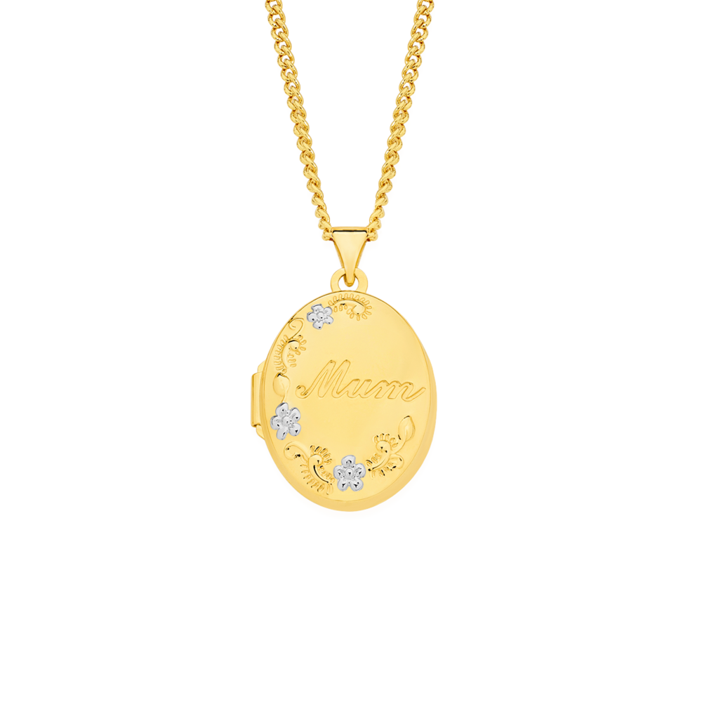 9ct Gold Mum Pendant & Chain - 7.8g| Miltons Diamonds