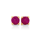 9ct Gold Ruby Stud Earrings