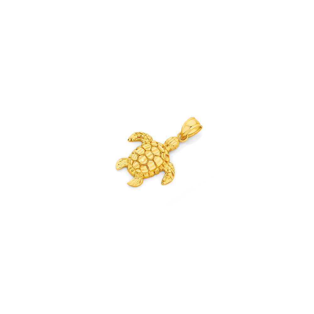 Buy 9ct Gold Sea Turtle Pendant & Pay Later humm