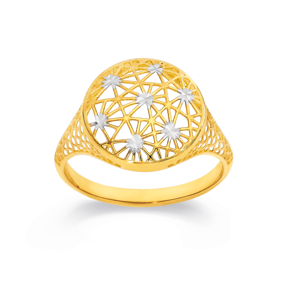 SPE Gold - Multi Circle Gold Ring Design Online - SPE Gold