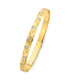 9ct Gold Two Tone Solid Bangle