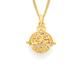 9ct Gold Two Tone Spinner Pendant