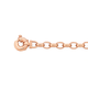 9ct Rose Gold 19cm Belcher Bolt Ring Bracelet