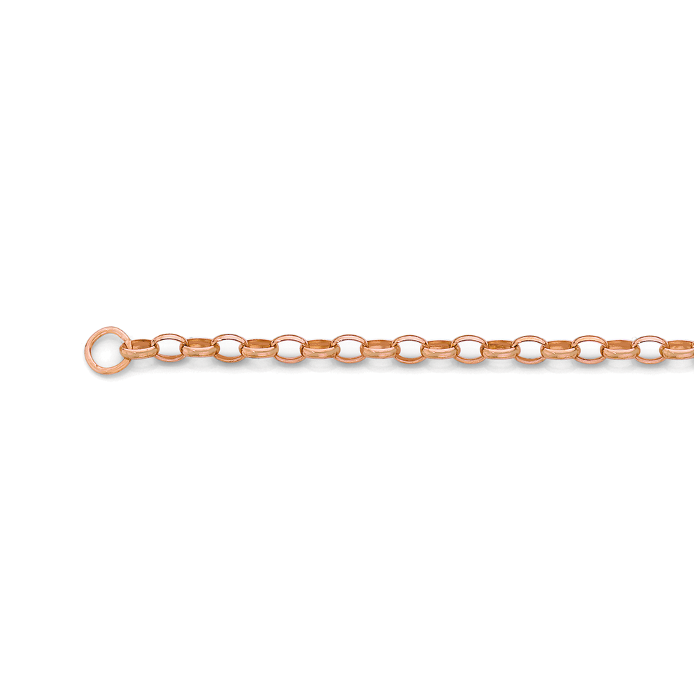9ct Rose Gold 45cm Belcher Chain 