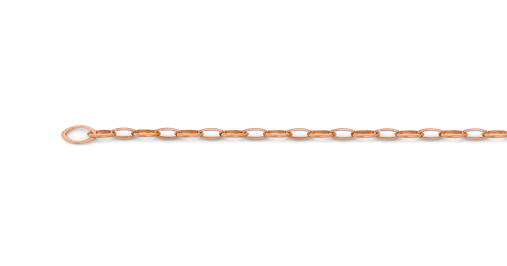 Rose gold belcher chain Clearance