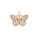 9ct Rose Gold Filigree Butterfly Pendant