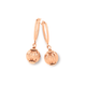 9ct Rose Gold Lantern Ball Drop Earrings