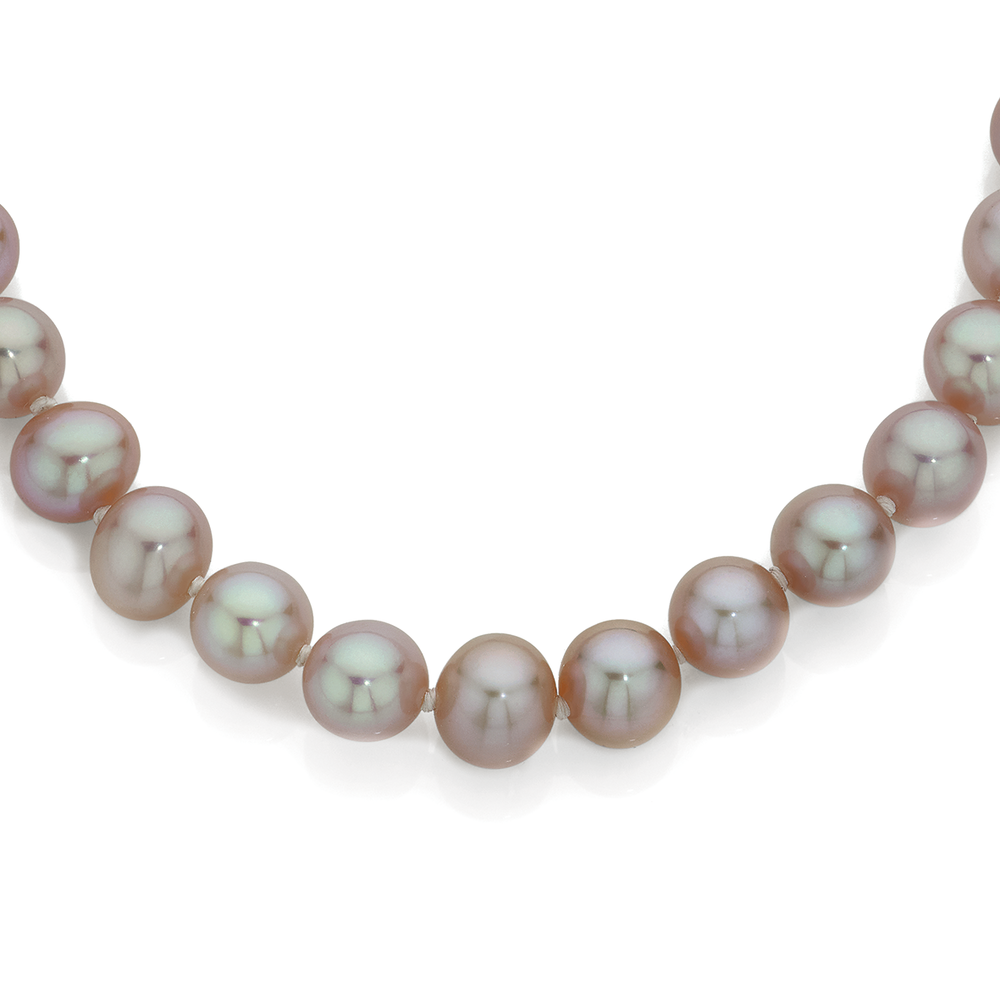 Poppy Rose Three Pearl Necklace 14k Gold-fill, Freshwater Pearl | Blue Ruby  Jewellery