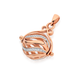 9ct Rose Gold Two Tone Spinner Pendant