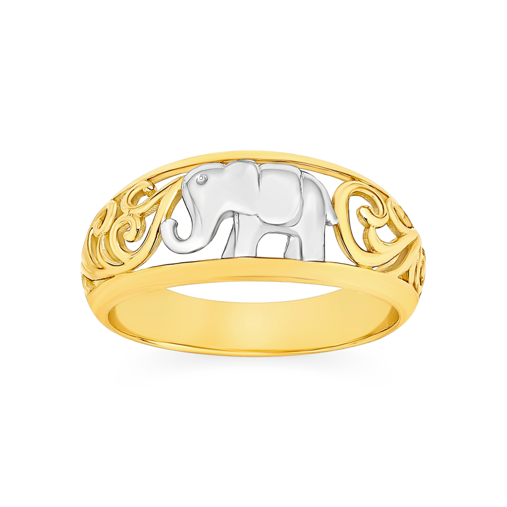 Elephant Ring | Natural No Heat Ruby Ring & Diamond Ring - Trademark  Antiques