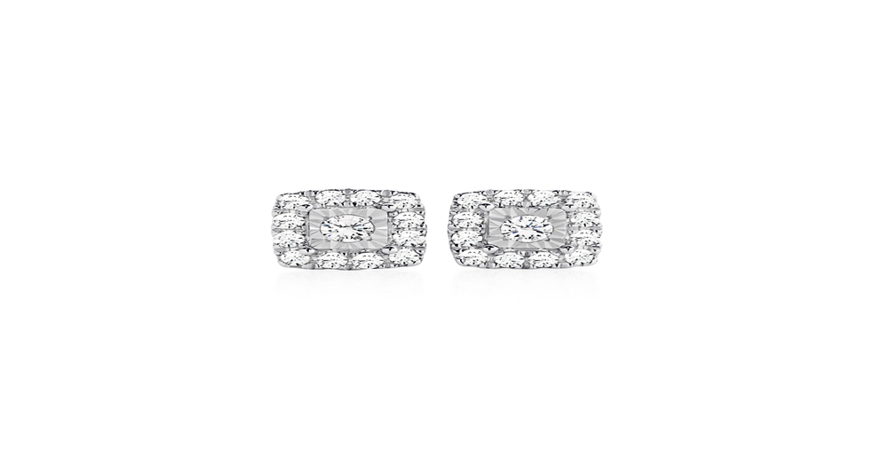 Angus and coote diamond stud earrings Clearance