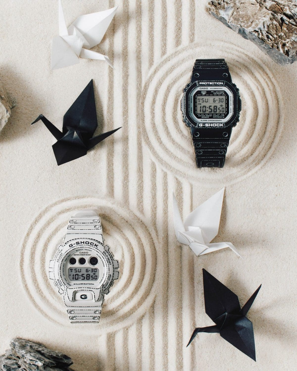 Casio G-shock Origami Special Edition Dw6900rgm-5d in White