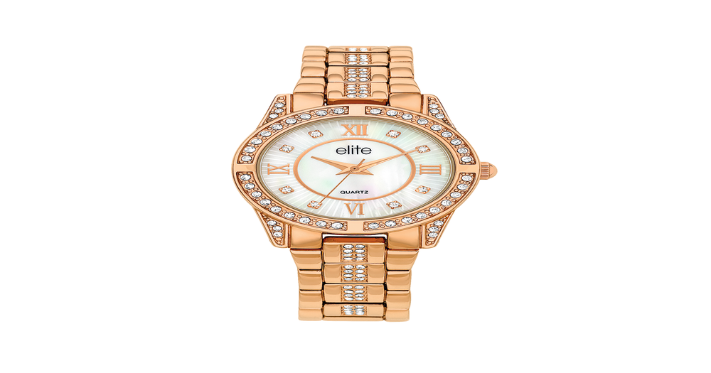 Elite Ladies Watch in Rose Angus & Coote