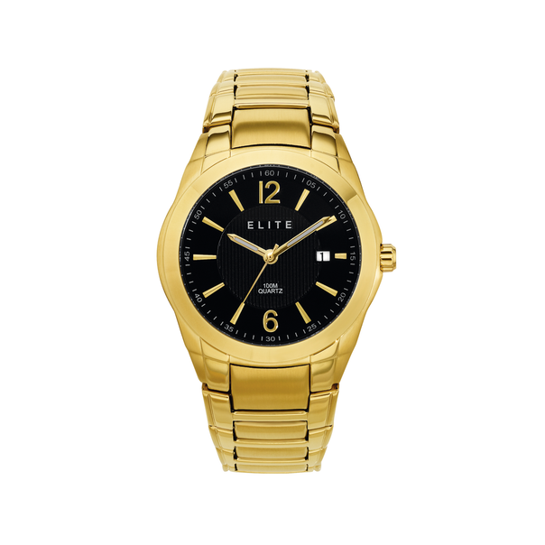 Elite Men's Gold Tone Watch