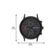 Emporio Armani Black Chronograph Watch