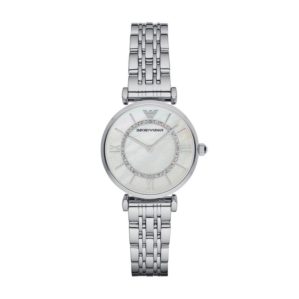 Emporio Armani Ladies Rose Gold Plated Bracelet Watch AR11158